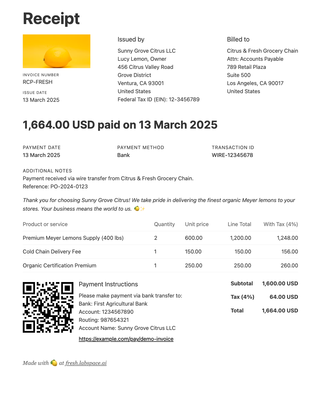 Canvas-based PDF previews lets me style the invoices with TailwindCSS. What you see on the preview is what you get! Before Claude/Cursor I’d never considered doing anything in Canvas.