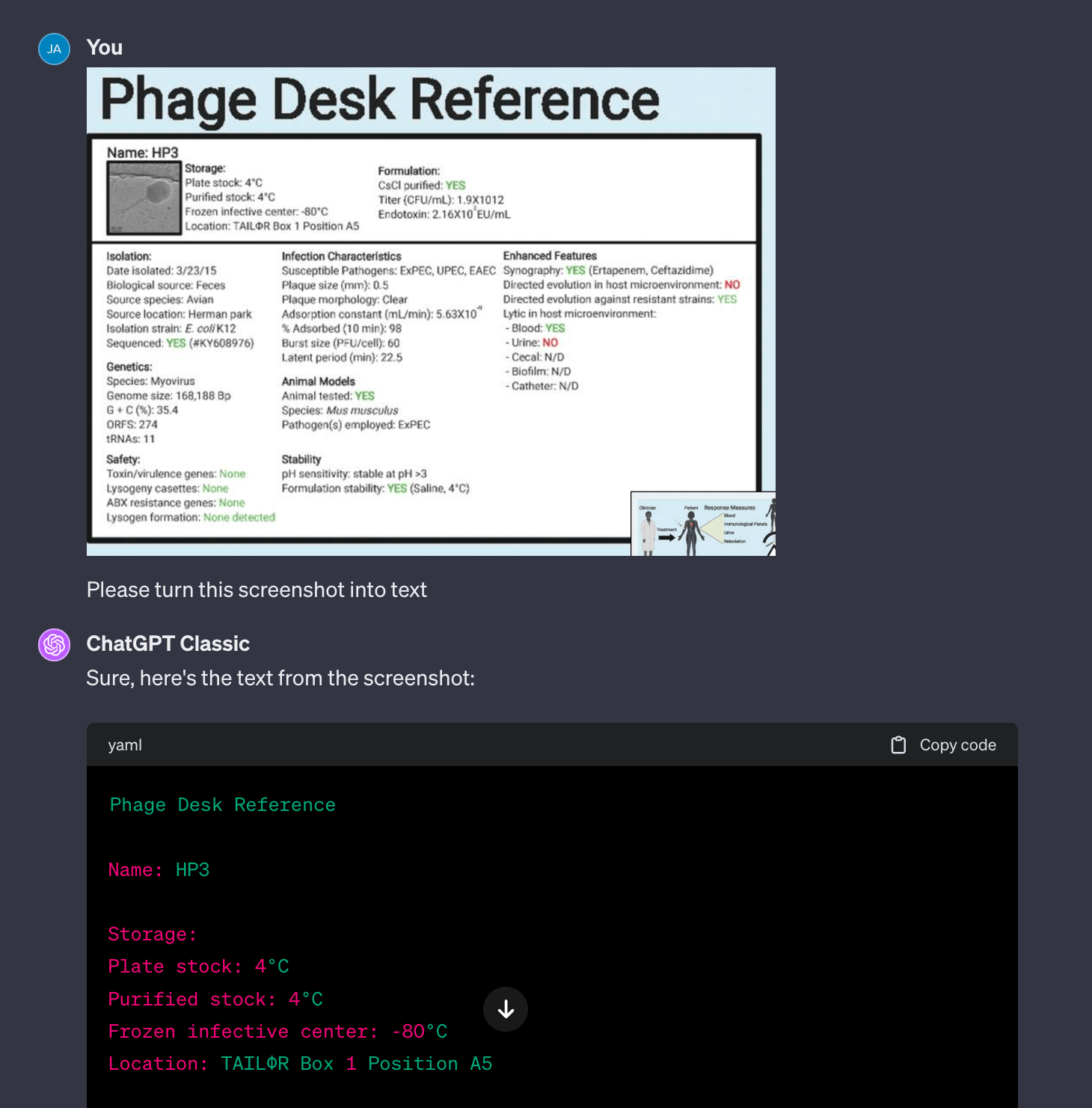 Fig 1. Extracting text from
